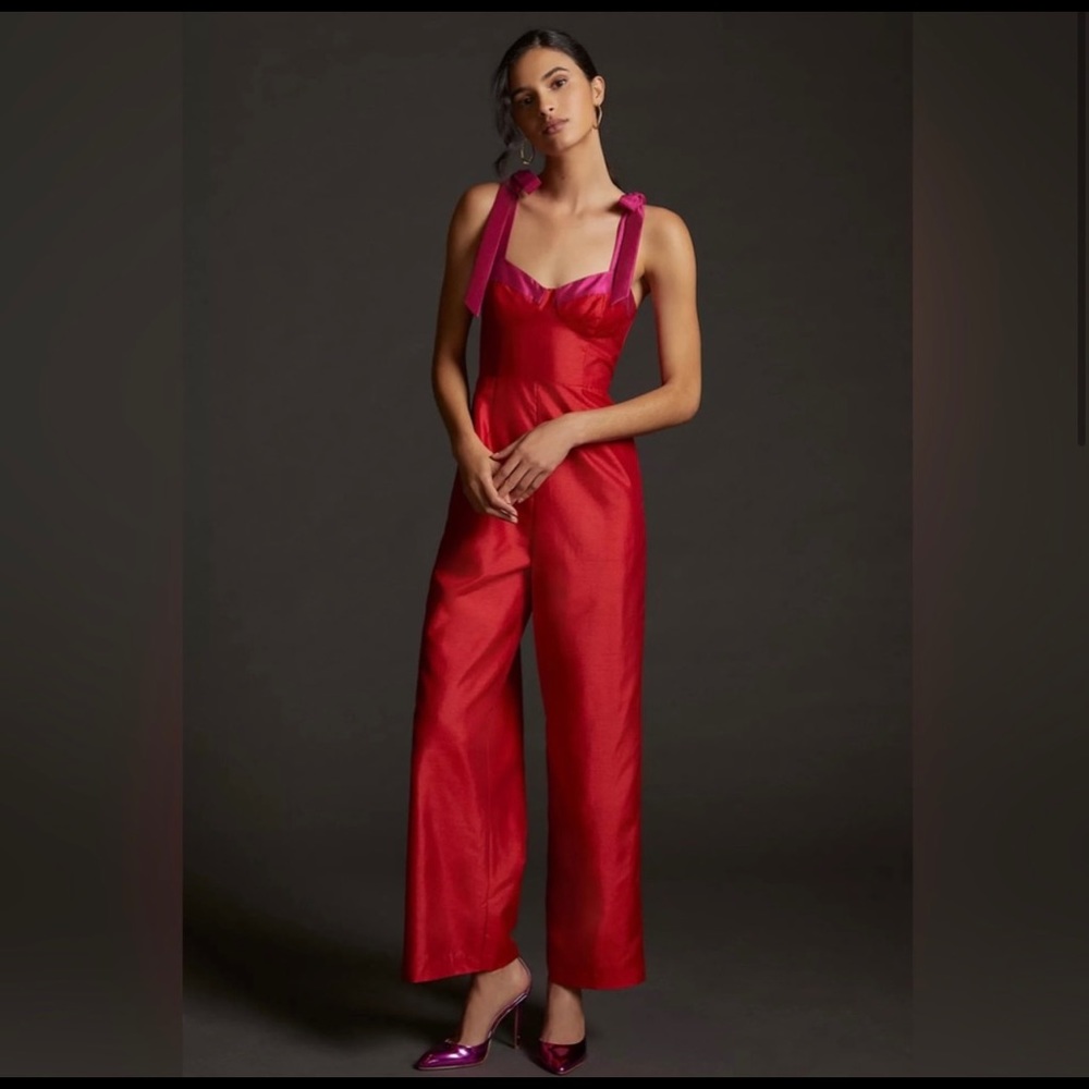 Anthropologie two tone jumpsuit
